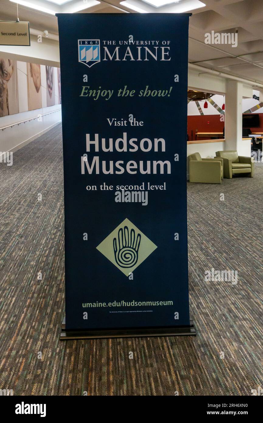 The University of Maine Hudson Museum in Orono Maine Stock Photo Alamy