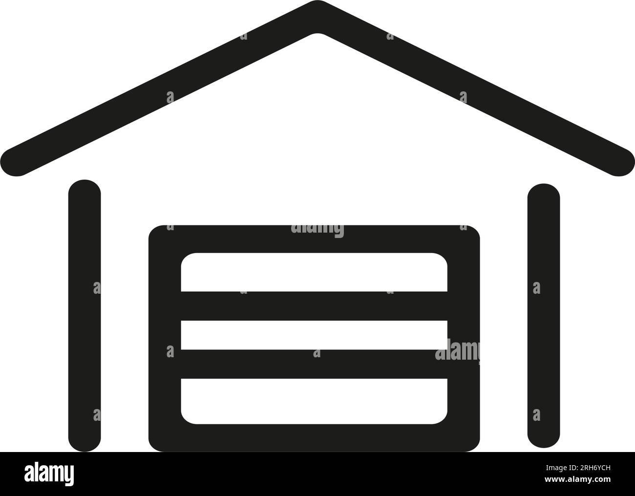 Garage simple icon Stock Vector Image & Art - Alamy