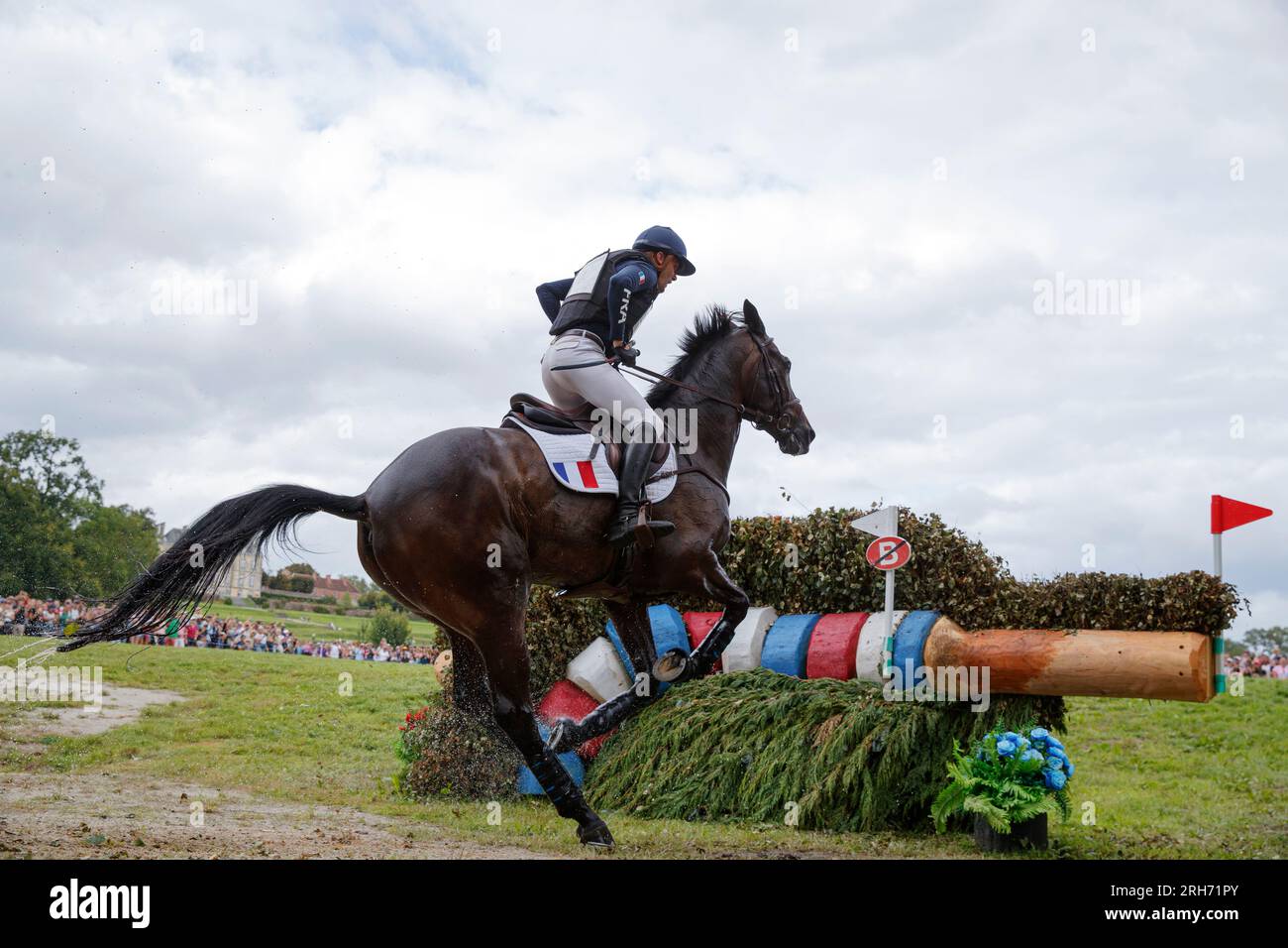 Le Pin Au Haras, France. 12th Aug, 2023. Nicolas TOUZAINT (FRA) ABSOLUT ...