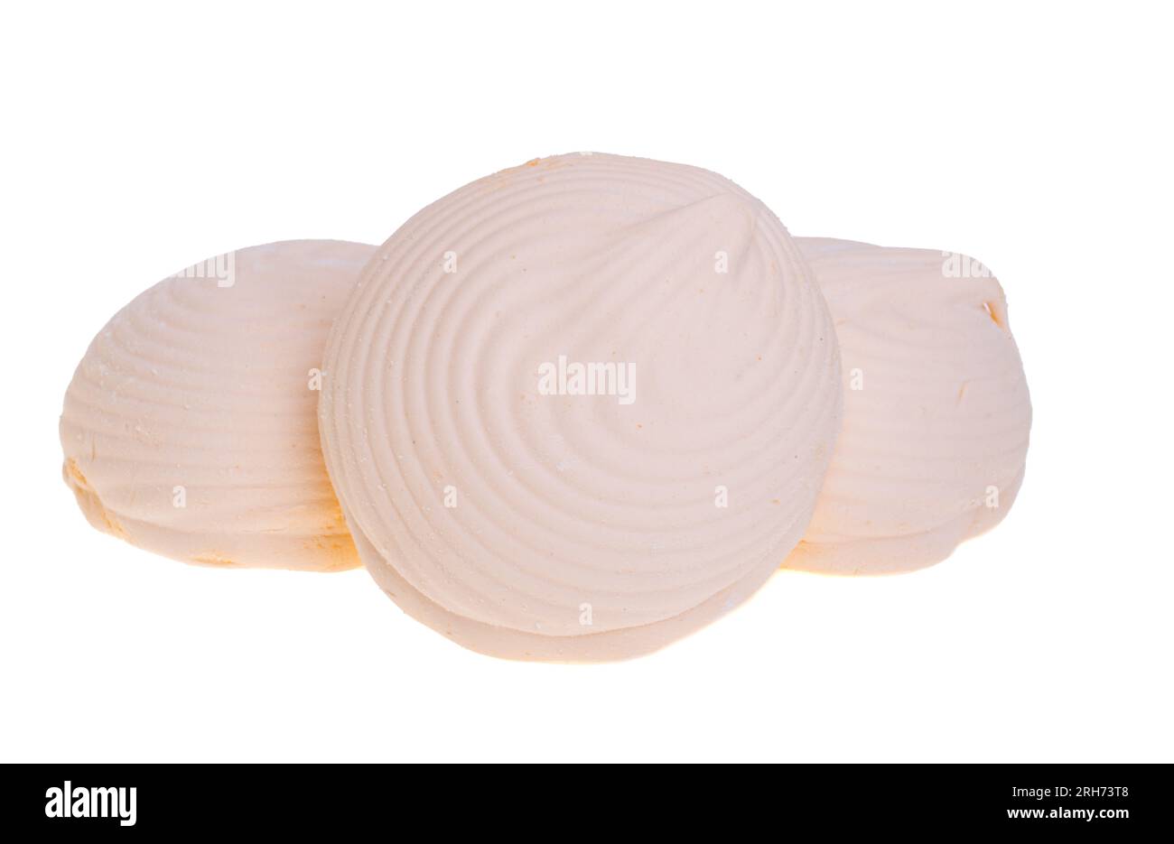 marshmallows isolated on white background Stock Photo - Alamy