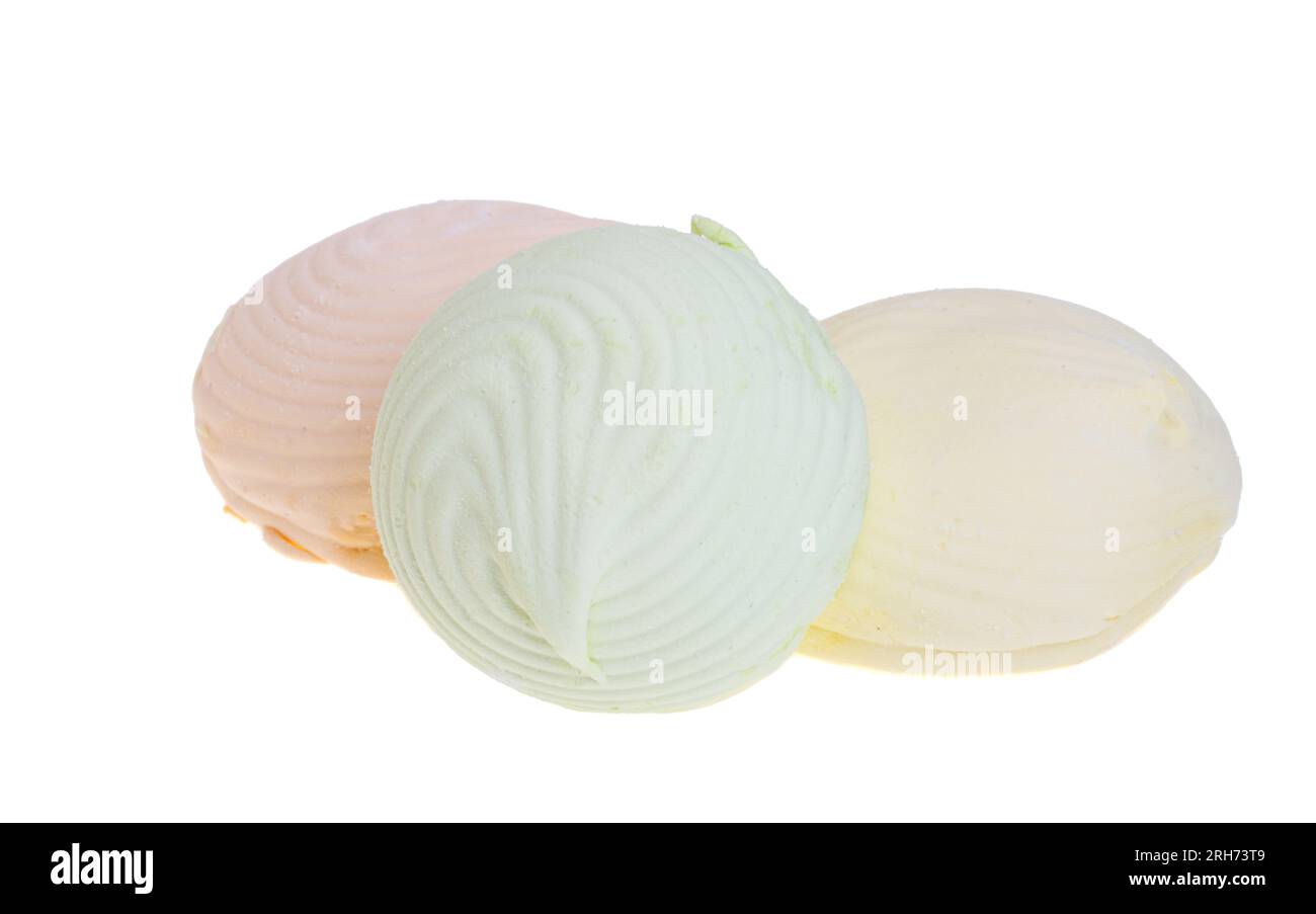 marshmallows isolated on white background Stock Photo - Alamy