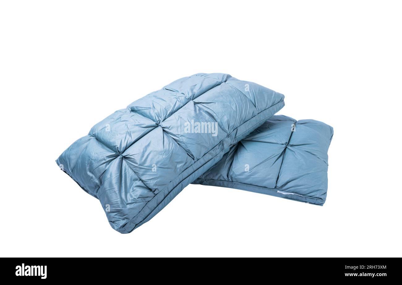 down pillow isolated on white background Stock Photo