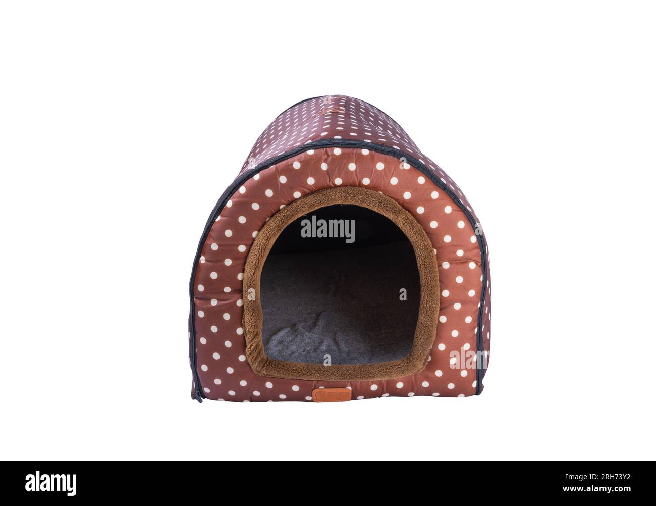Picture of soft kennel for dog isolated on white background Stock Photo - Alamy