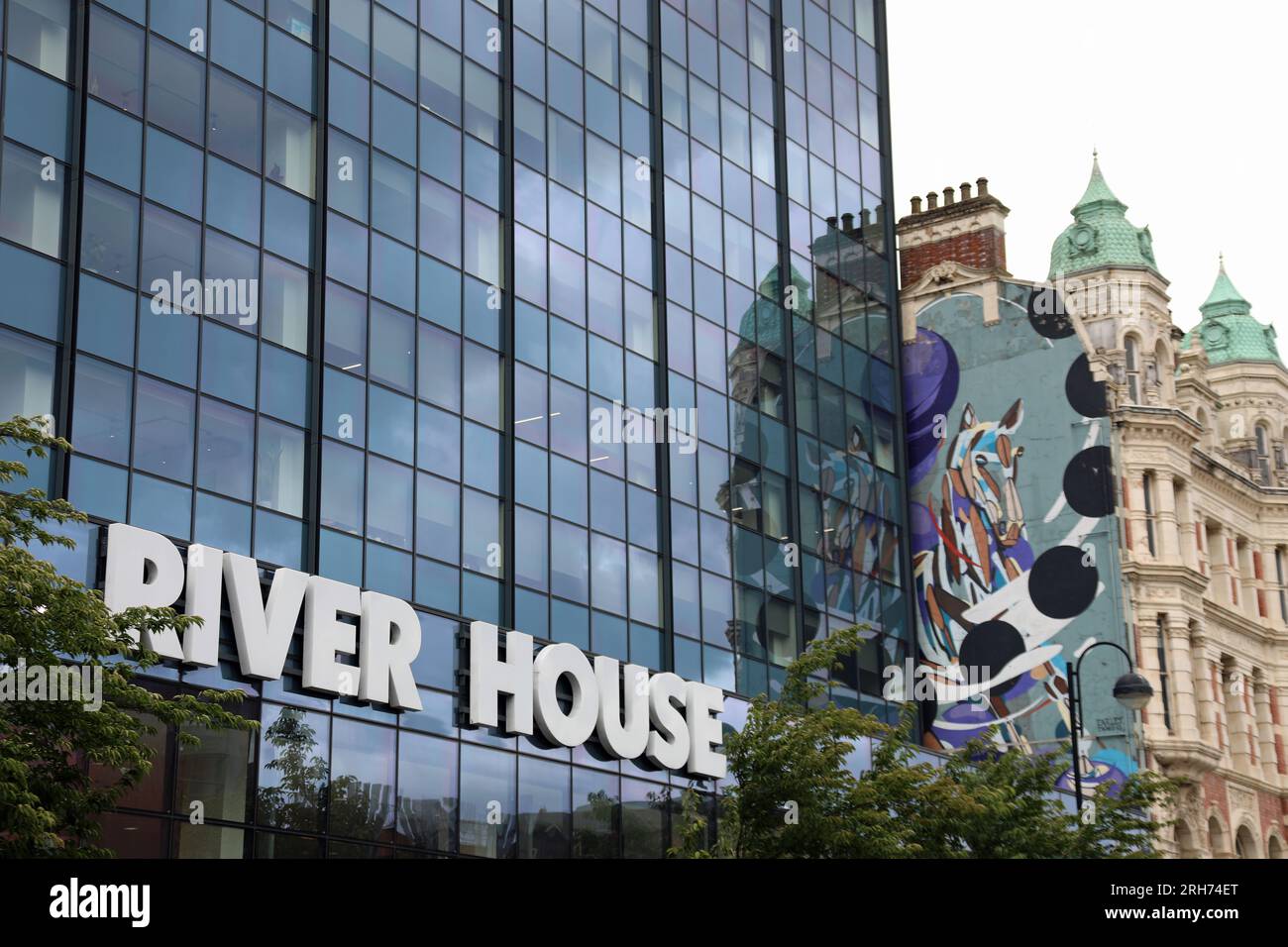 River House in Belfast Stock Photo