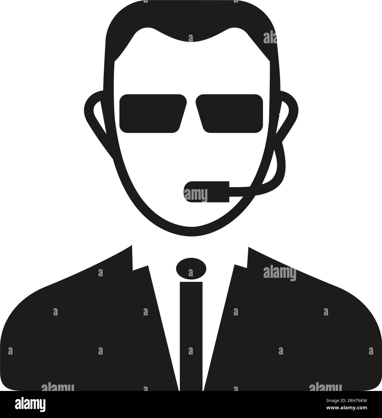 Security guard icon Stock Vector Image & Art - Alamy