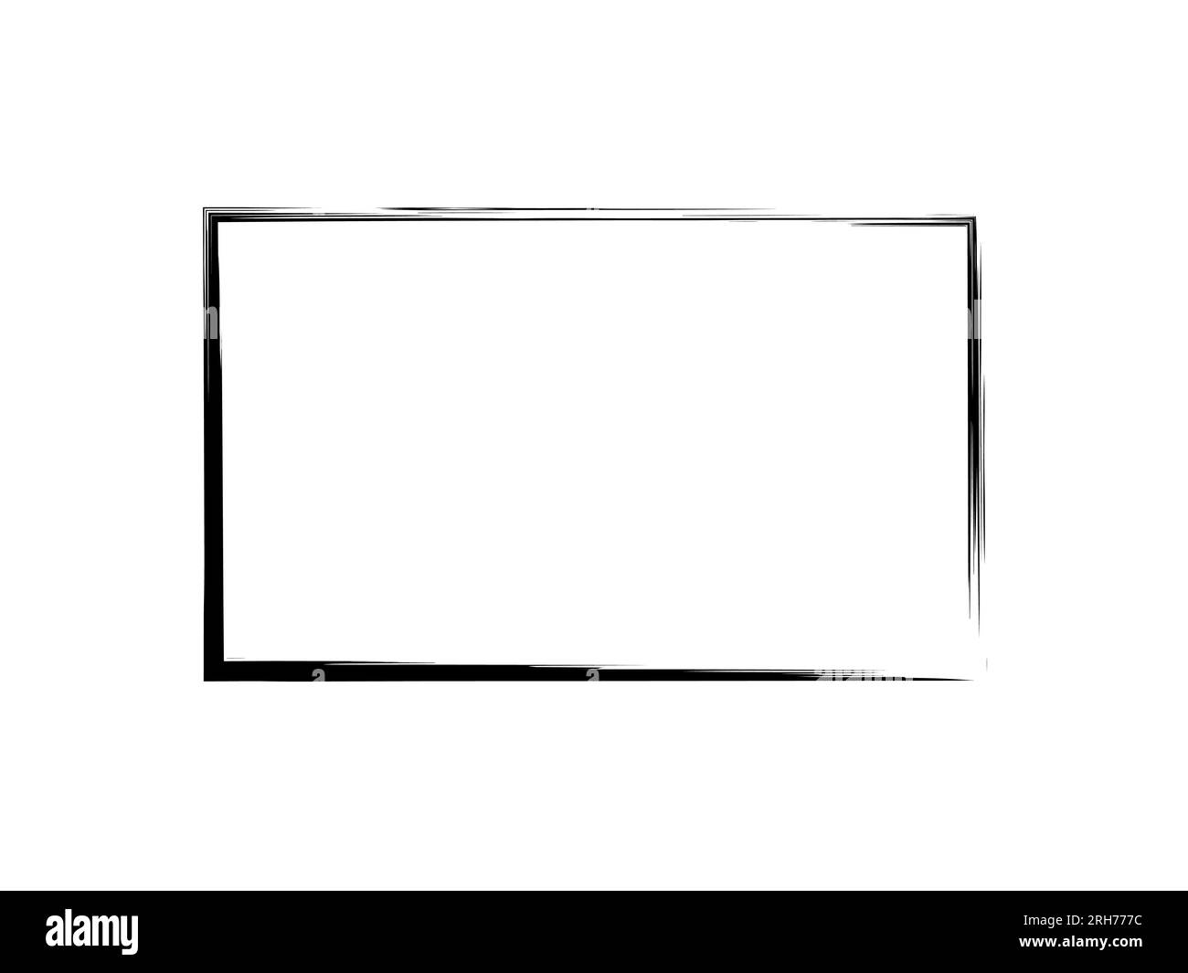 Box border outline drawing hi-res stock photography and images - Alamy