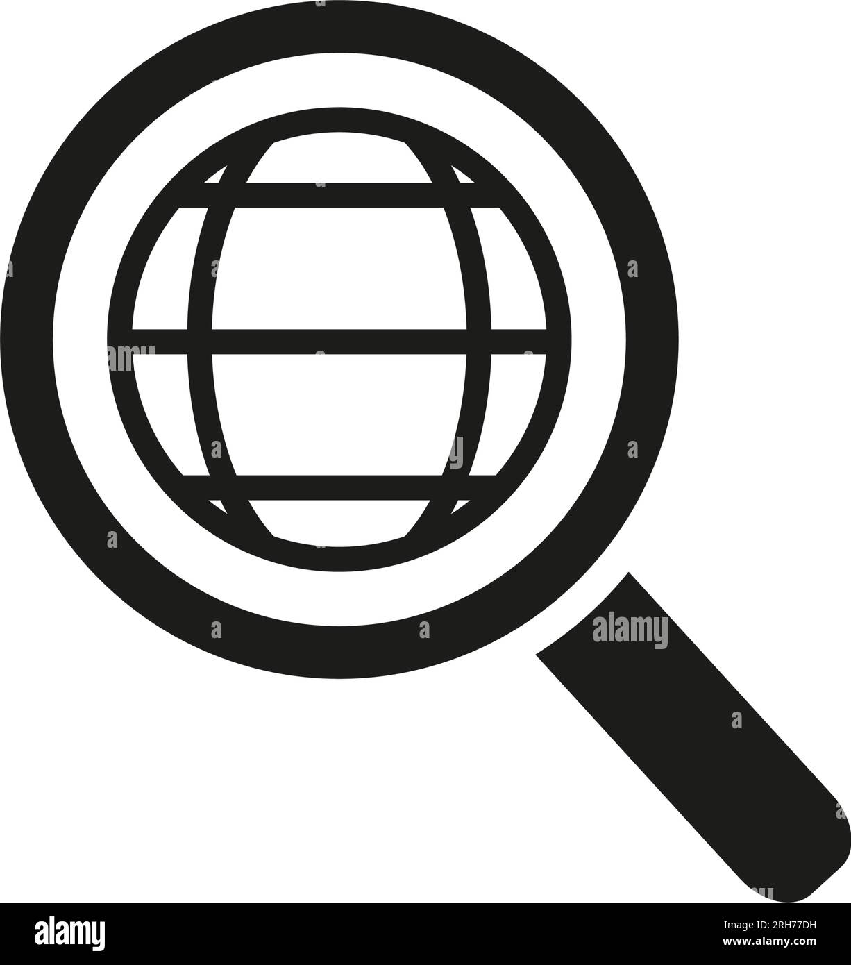 Researching the internet Stock Vector Images - Alamy