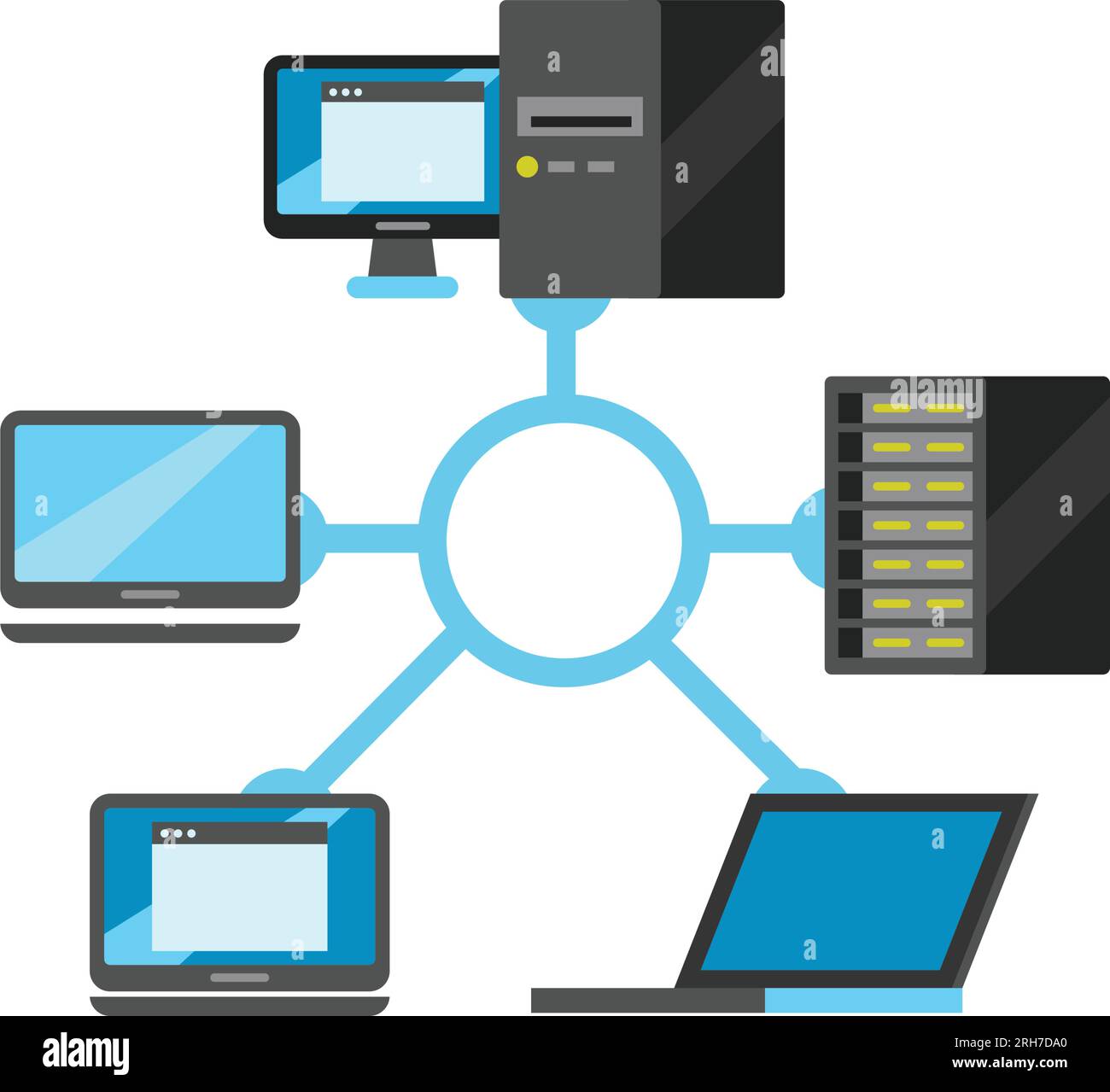 Network topology icon Stock Vector Image & Art Alamy