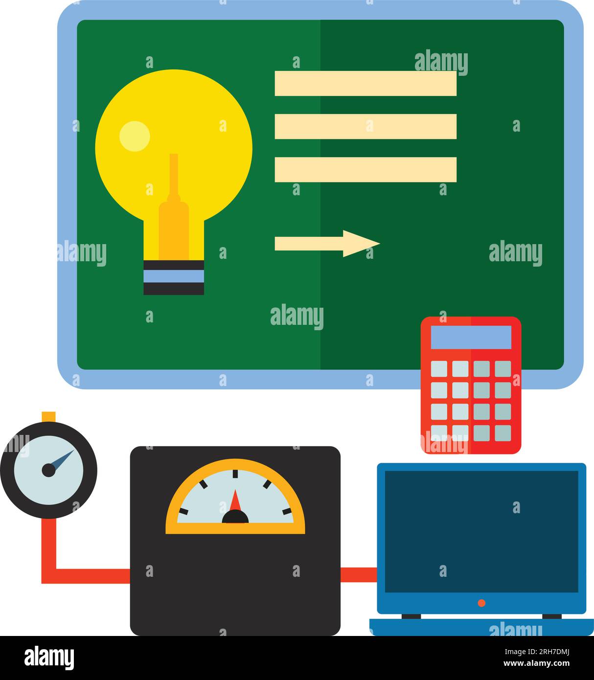 Physics education concept icon Stock Vector Image & Art - Alamy
