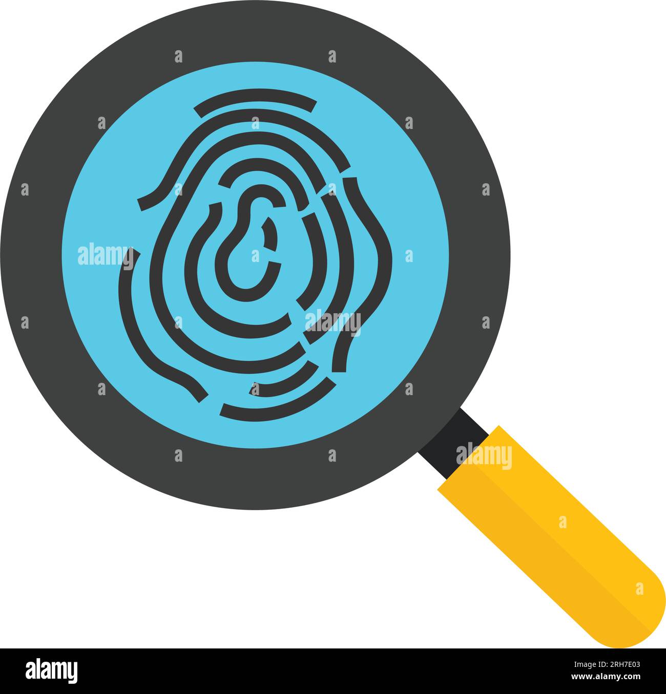 Thumbprint examination icon Stock Vector Image & Art - Alamy
