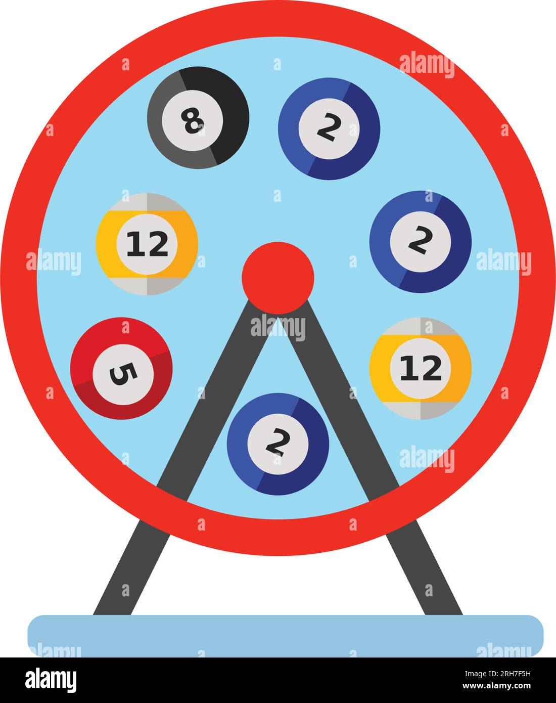 Lotto ball machine Cut Out Stock Images & Pictures - Alamy