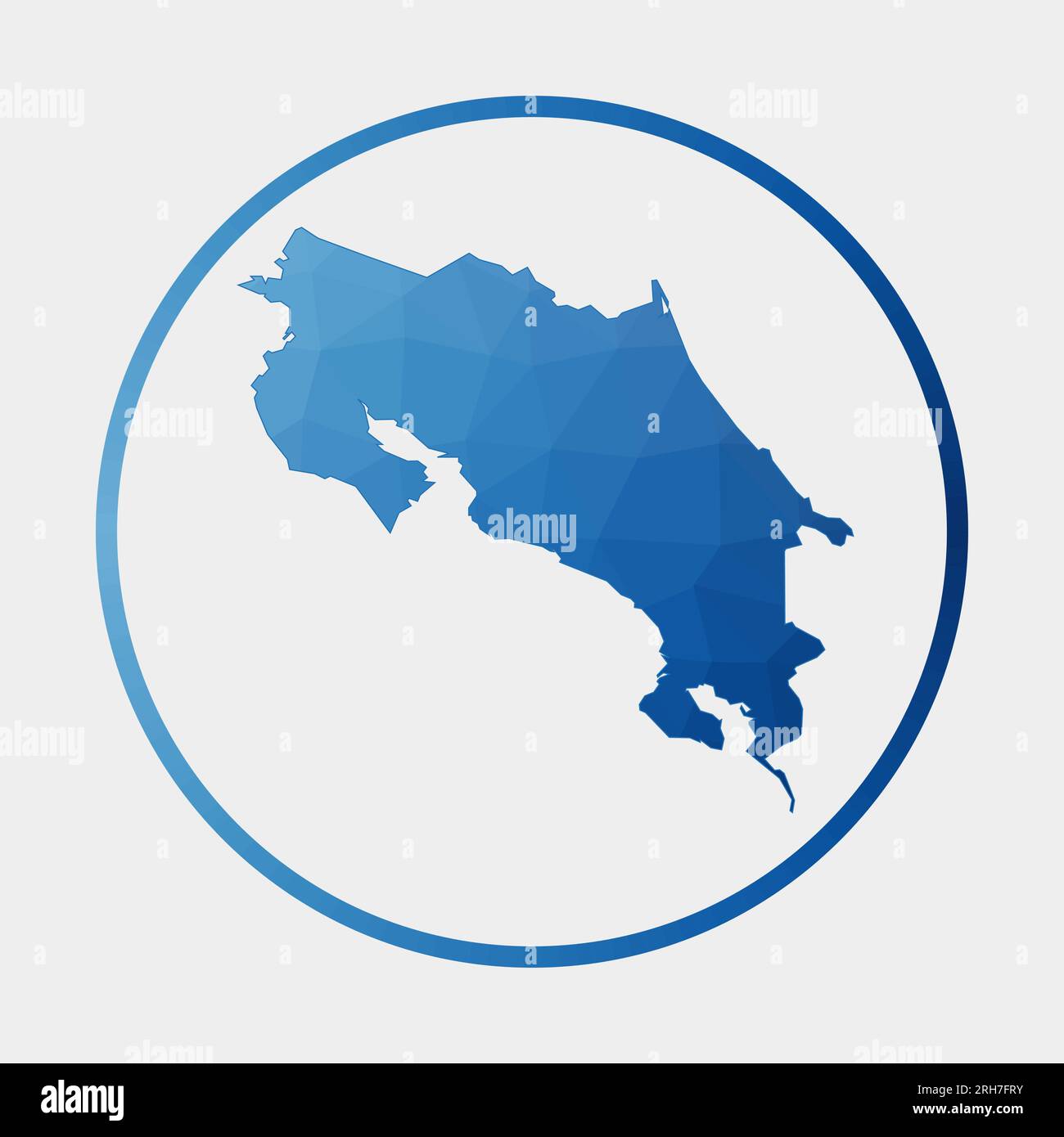 Costa Rica Map Symbol