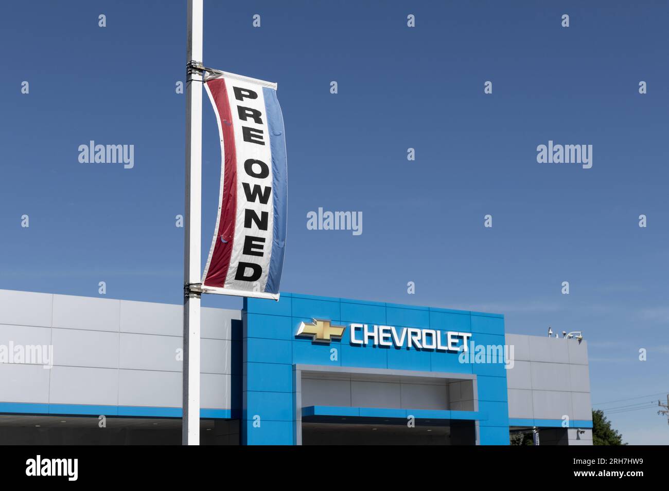 Noblesville August 13, 2023 Chevrolet dealership with a preowned