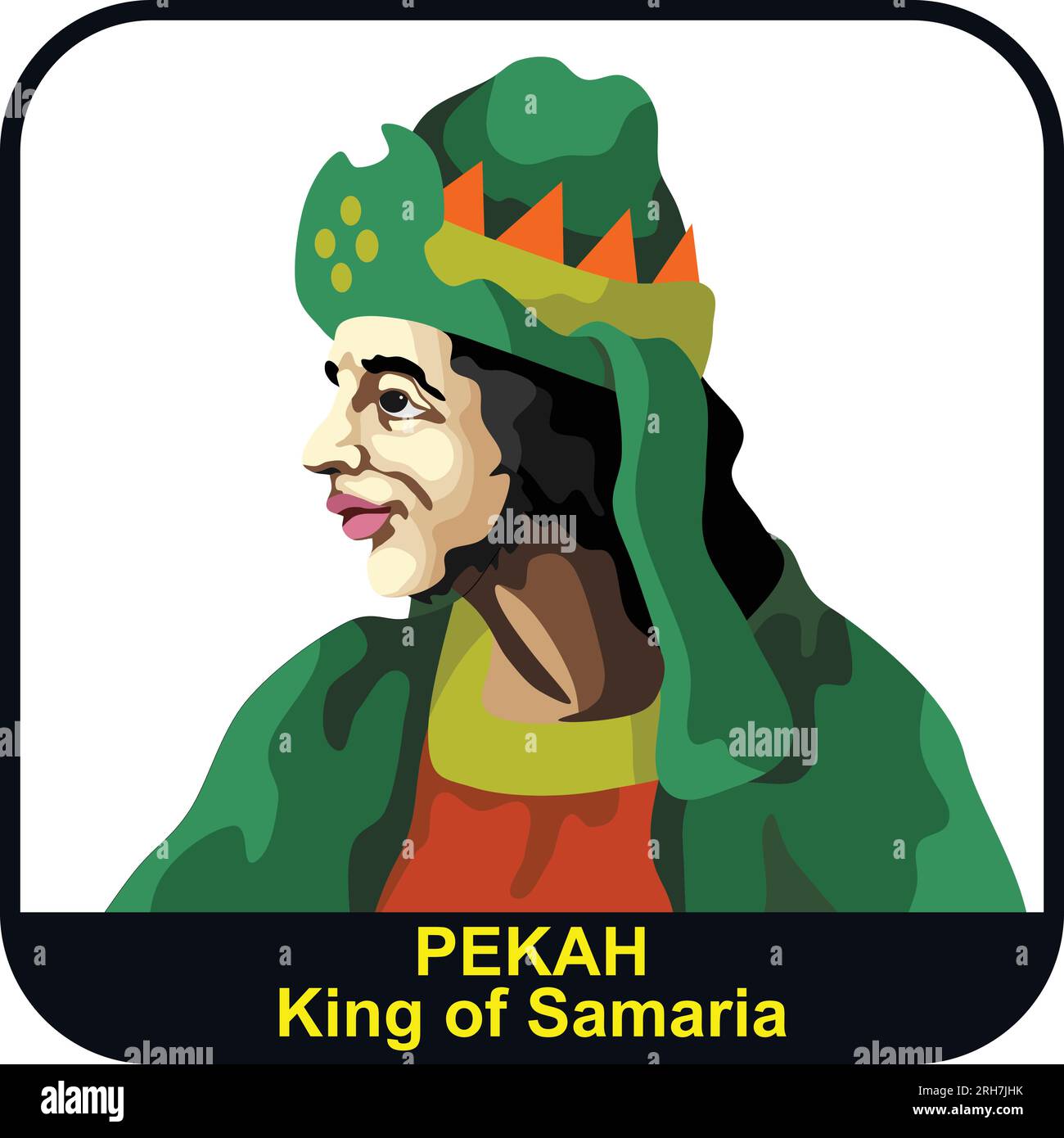 Pekah 18th King of Israel Samaria Stock Vector Image & Art - Alamy