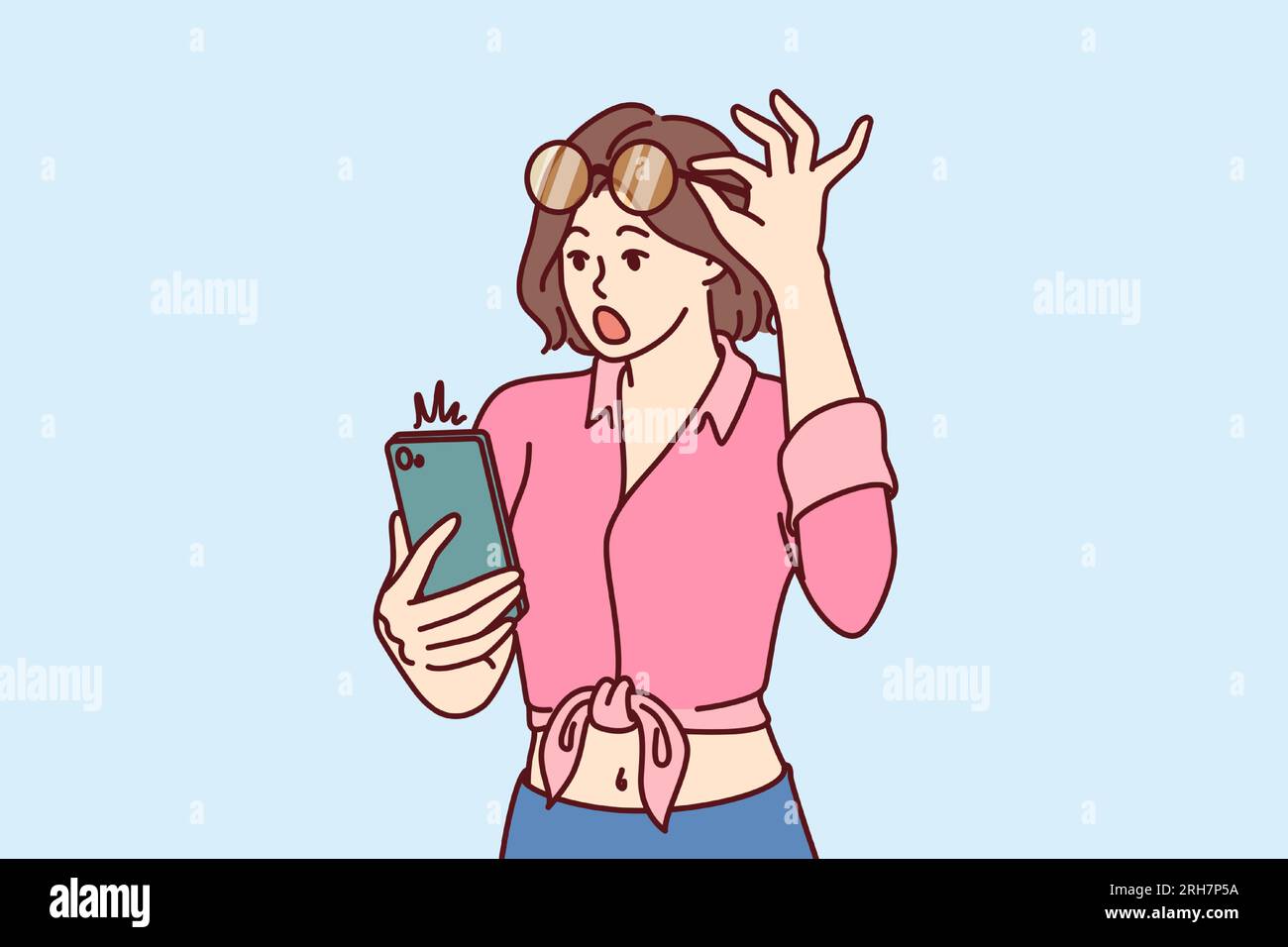 Amber alert phone Stock Vector Images Alamy