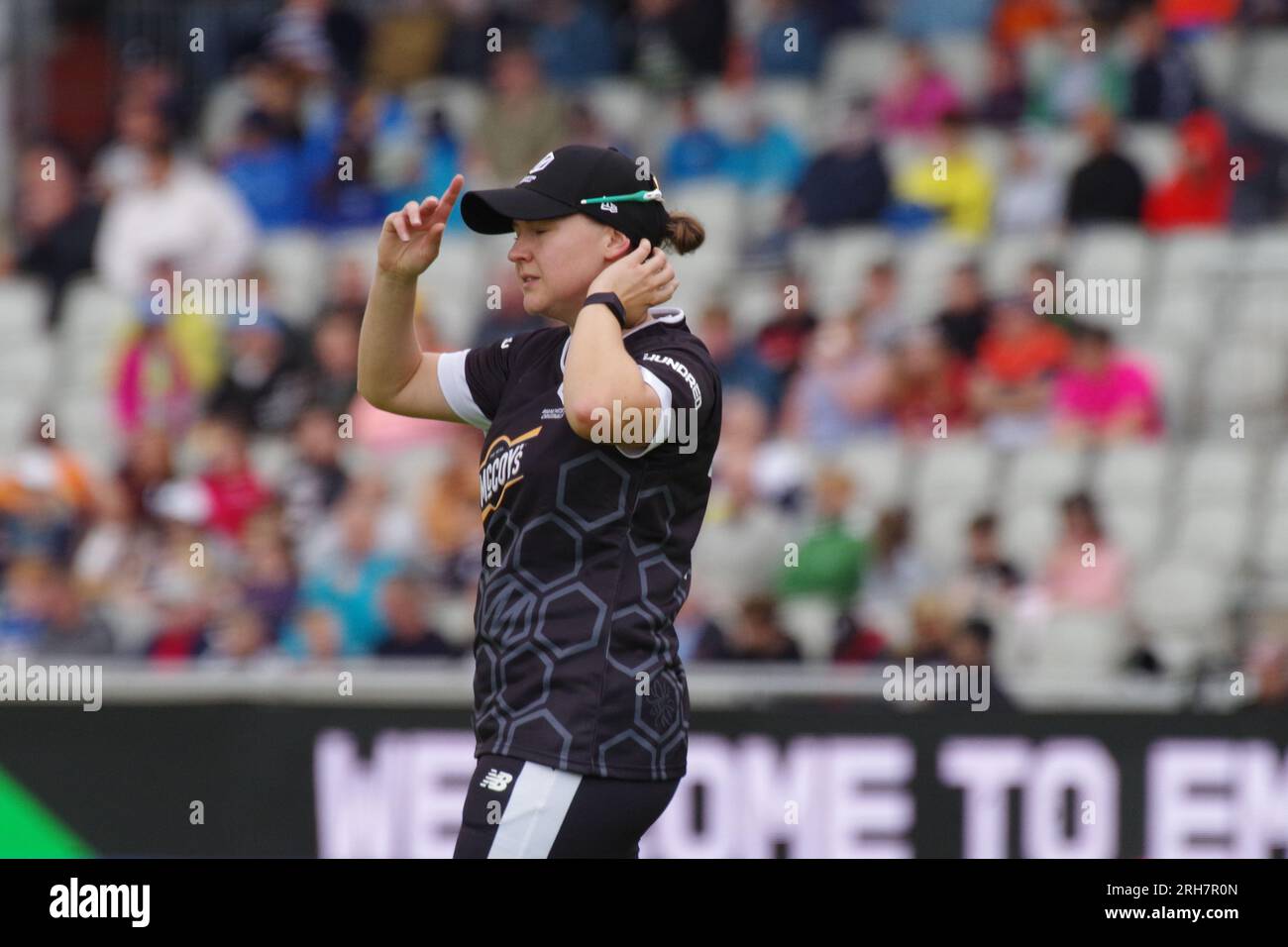 Manchester, 7 August 2023. Kathryn Bryce playing for Manchester ...