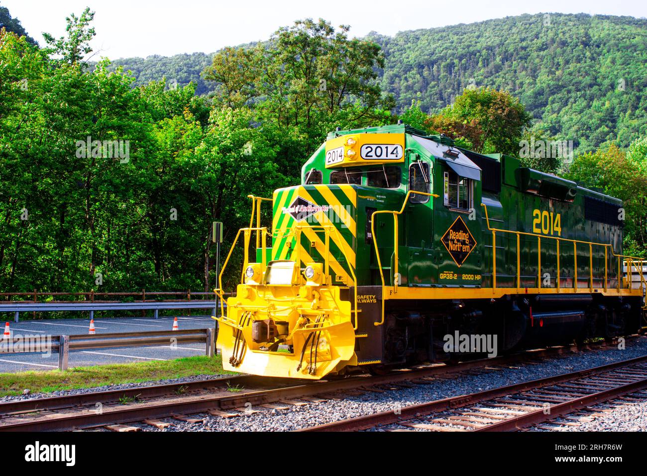 Jim Thorpe, PA August 5, 2023 Bike train on Pocono mountains, ready to ride Stock Photo Alamy