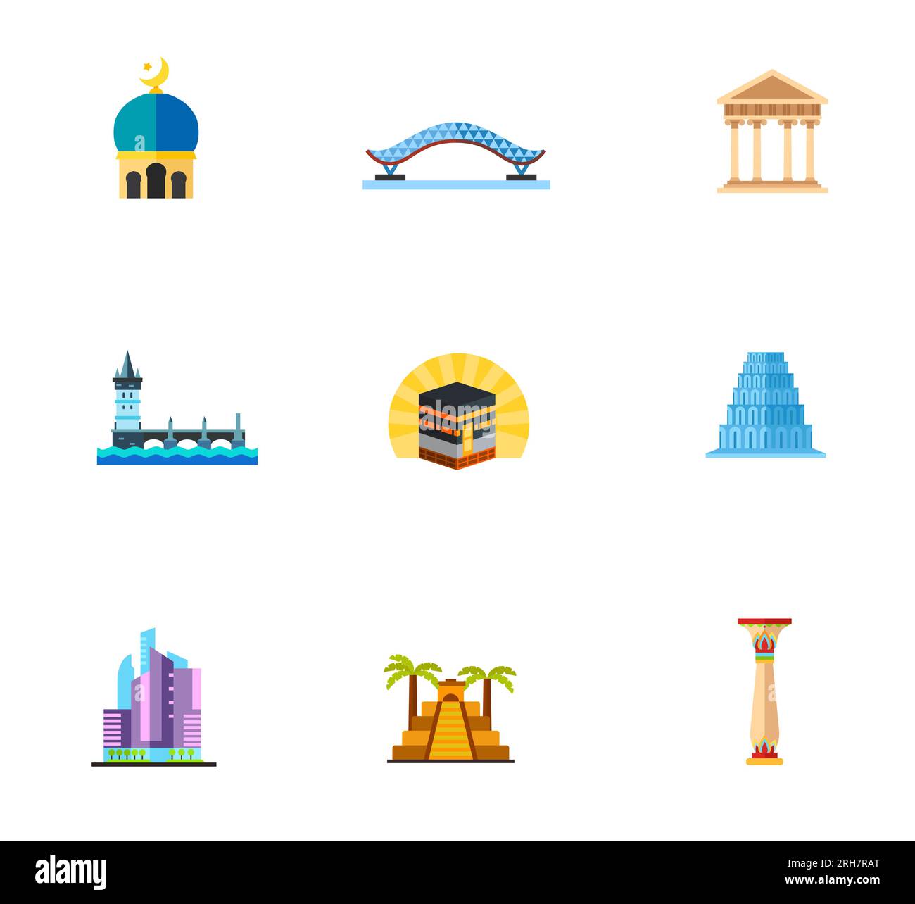 Civilization icon set Stock Vector Image & Art - Alamy