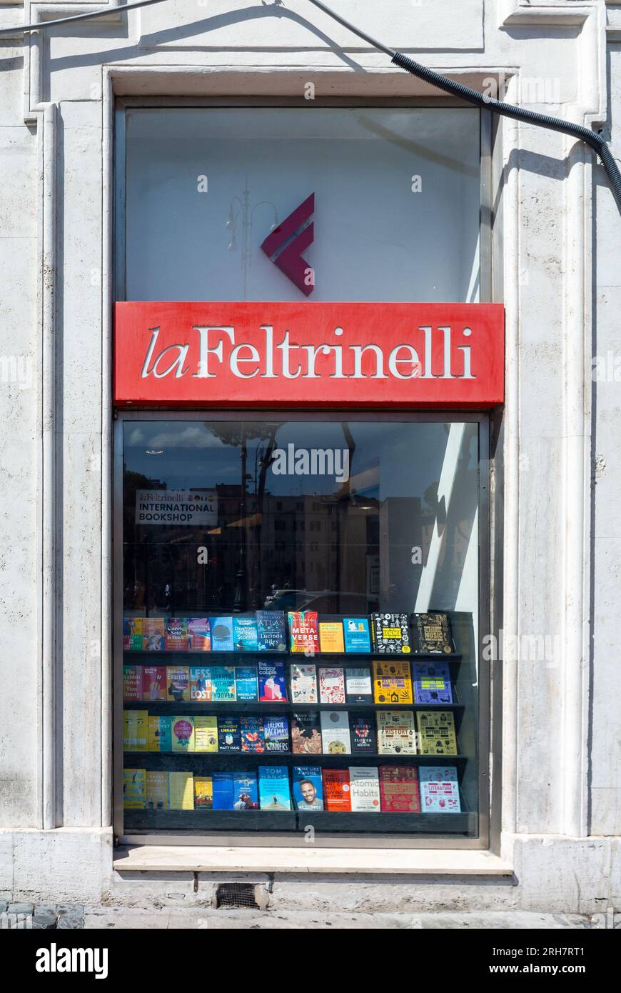 Rome, Lazio, Italy, la Feltrinelli Books and Music is a chain of Italian  bookstores also known as Librerie Feltrinelli Stock Photo - Alamy