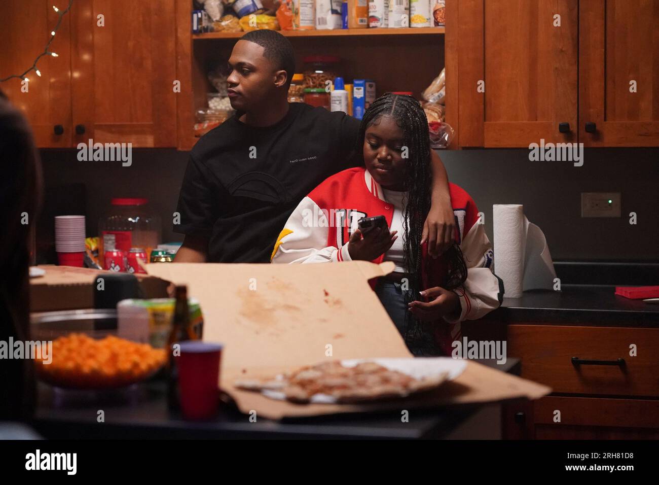 THE CHI, from left: Ahmad Ferguson, Zaria Imani Primer, New Chi City