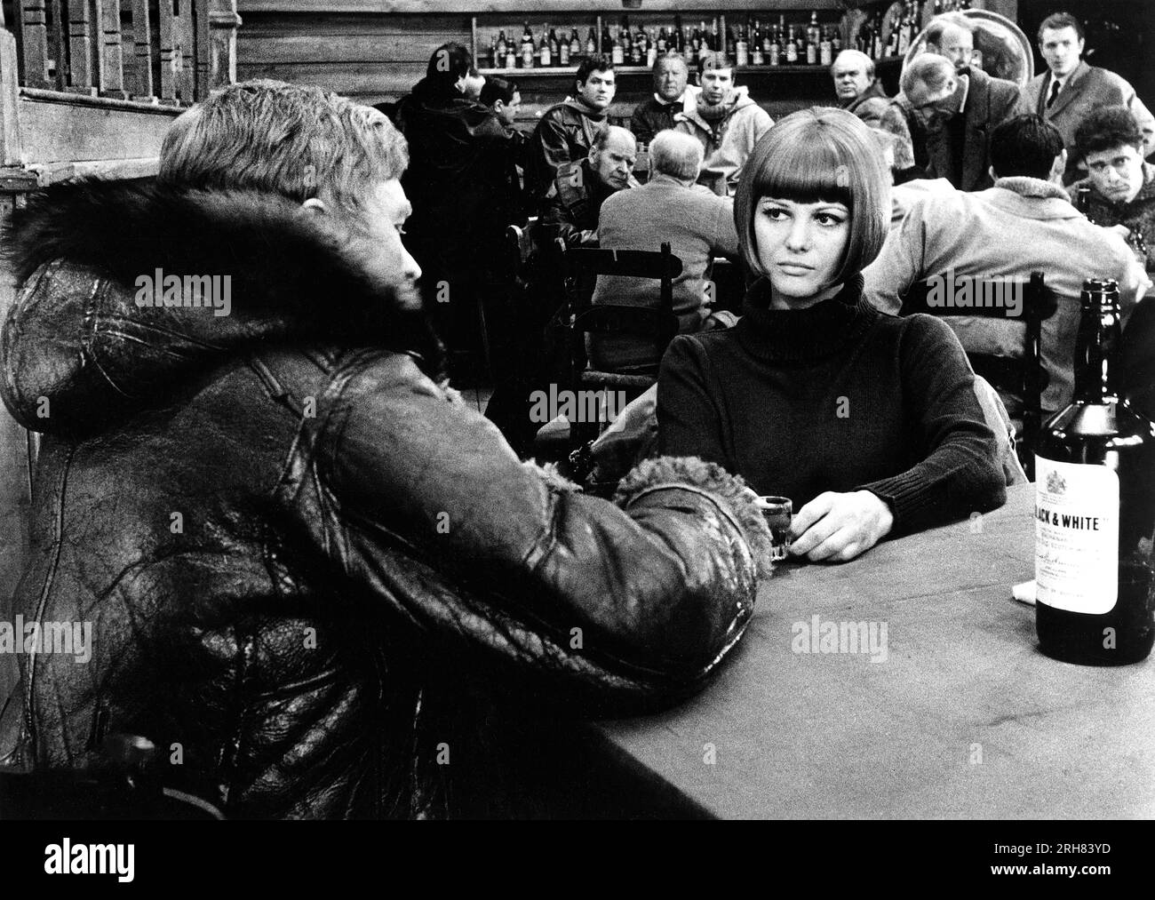 Hardy Kruger, Claudia Cardinale, on-set of the Soviet/Italian Film, 'The Red Tent', Paramount Pictures, Mos Film, 1969, Paramount Pictures, 1972 Stock Photo