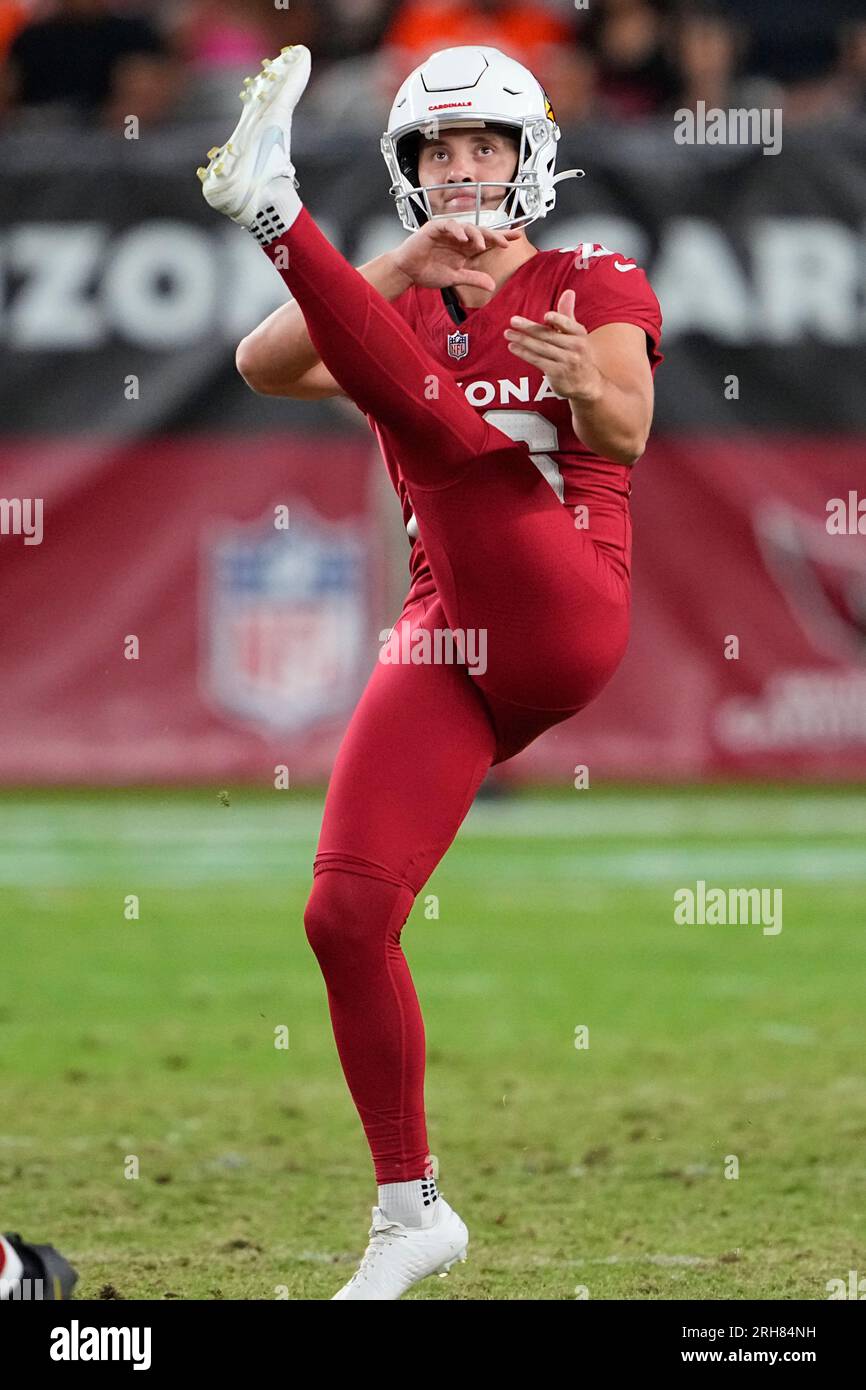 Arizona Cardinals punter Nolan Cooney (16) during the first half of an
