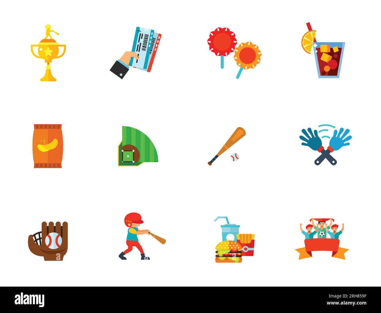 Baseball food Cut Out Stock Images & Pictures - Alamy