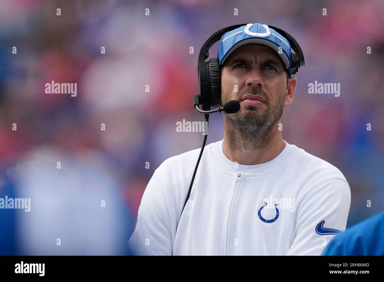 Head coach Shane Steichen wired for sound at Indianapolis Colts