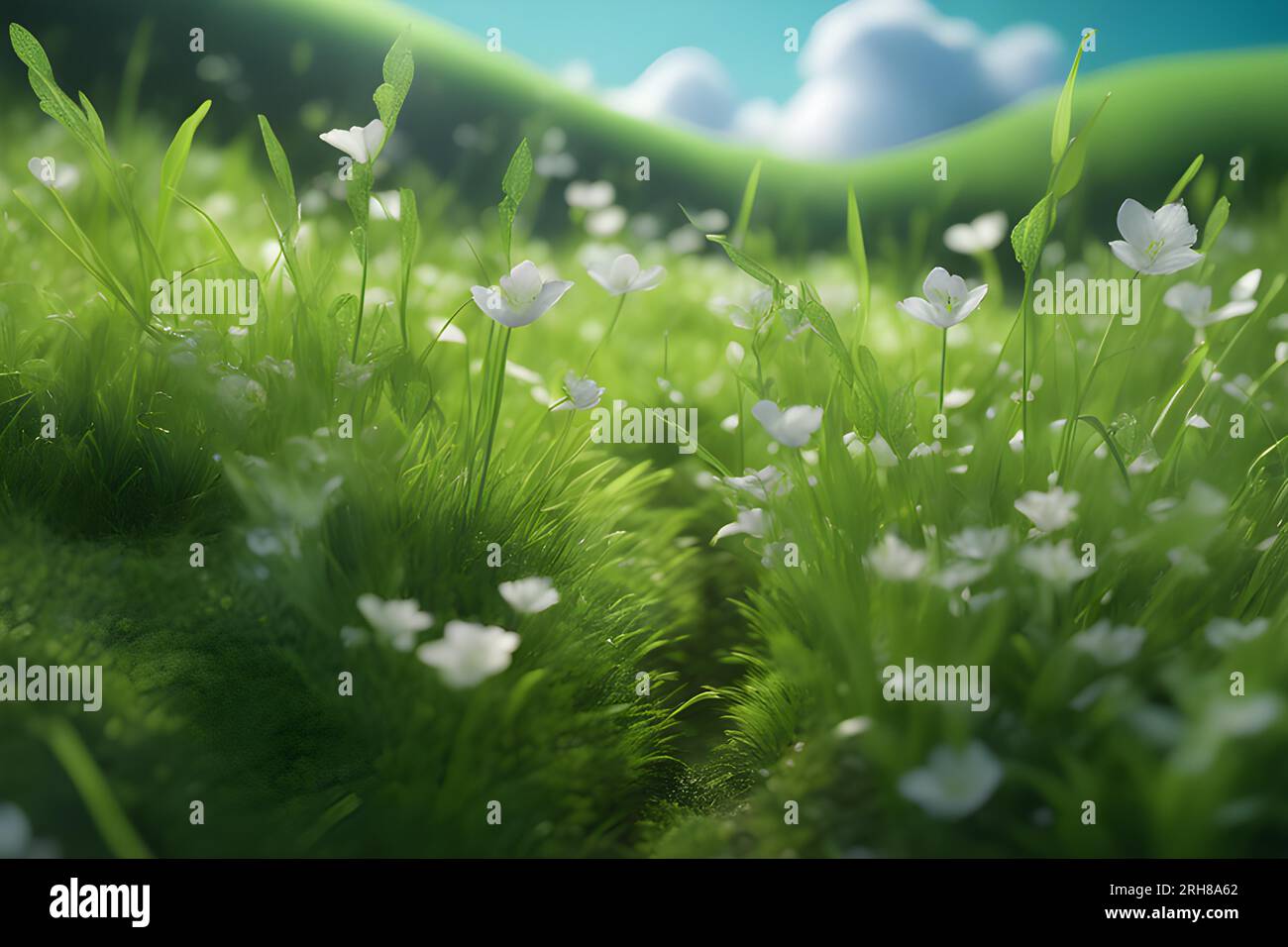 Meadow grass vector vectors hi-res stock photography and images - Alamy