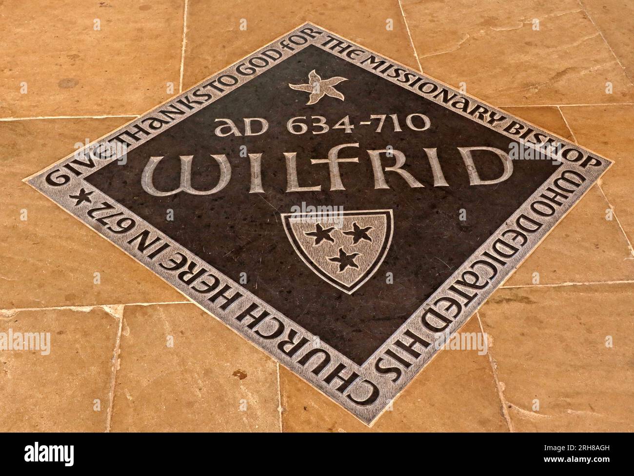 Wilfrid Diamond 2022 at Church of St Peter and St Wilfrid, Cathedral, Liberty Court House, Minster Rd, Ripon, North Yorkshire, England, UK,  HG4 1QT Stock Photo