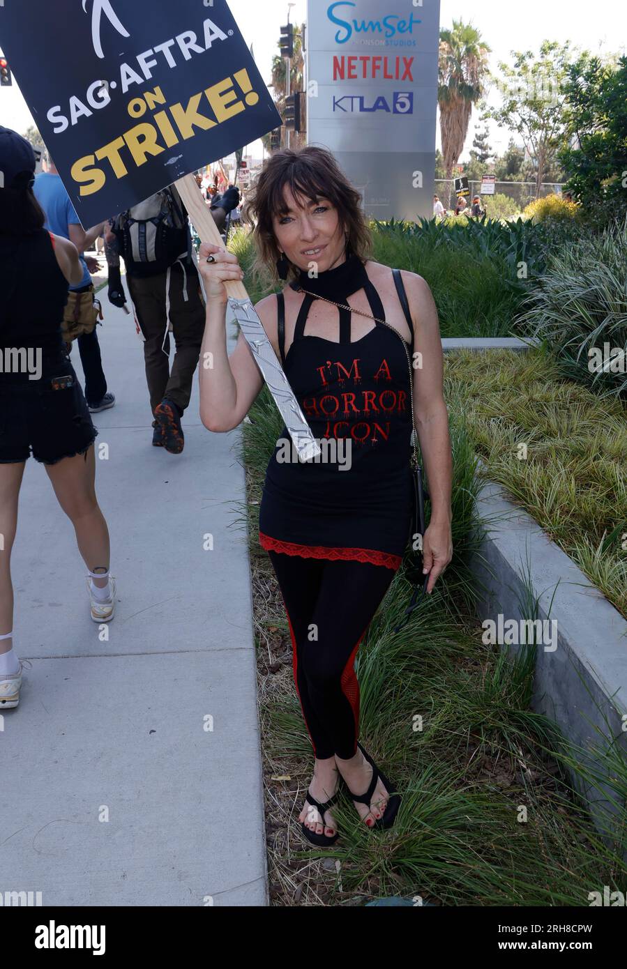 14 August 2023 Hollywood, California - Naomi Grossman. SAG AFTRA-WGA