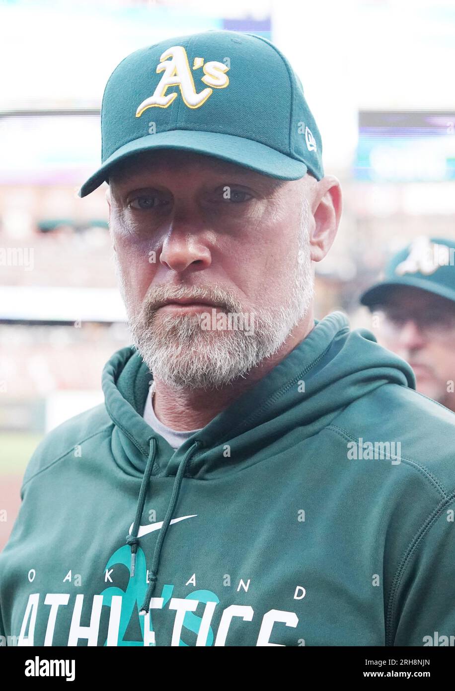 St. Louis, United States. 14th Aug, 2023. Oakland Athletics manager