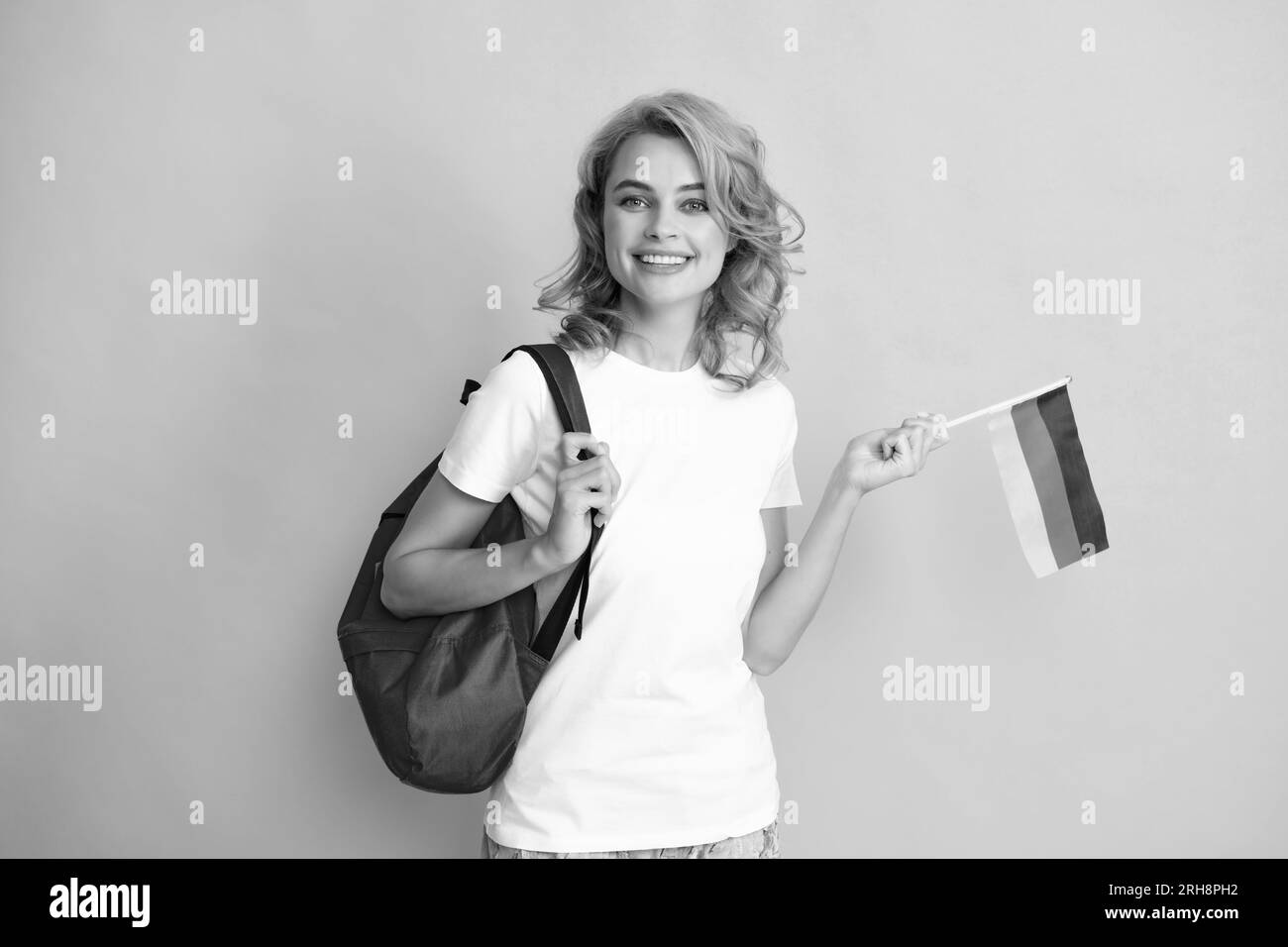 Immigration happy Black and White Stock Photos &amp; Images - Alamy
