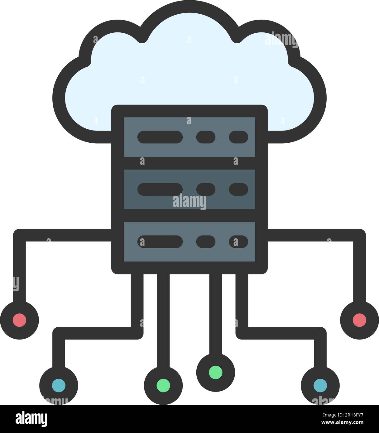 Cloud Computing Icon Image Stock Vector Image & Art - Alamy