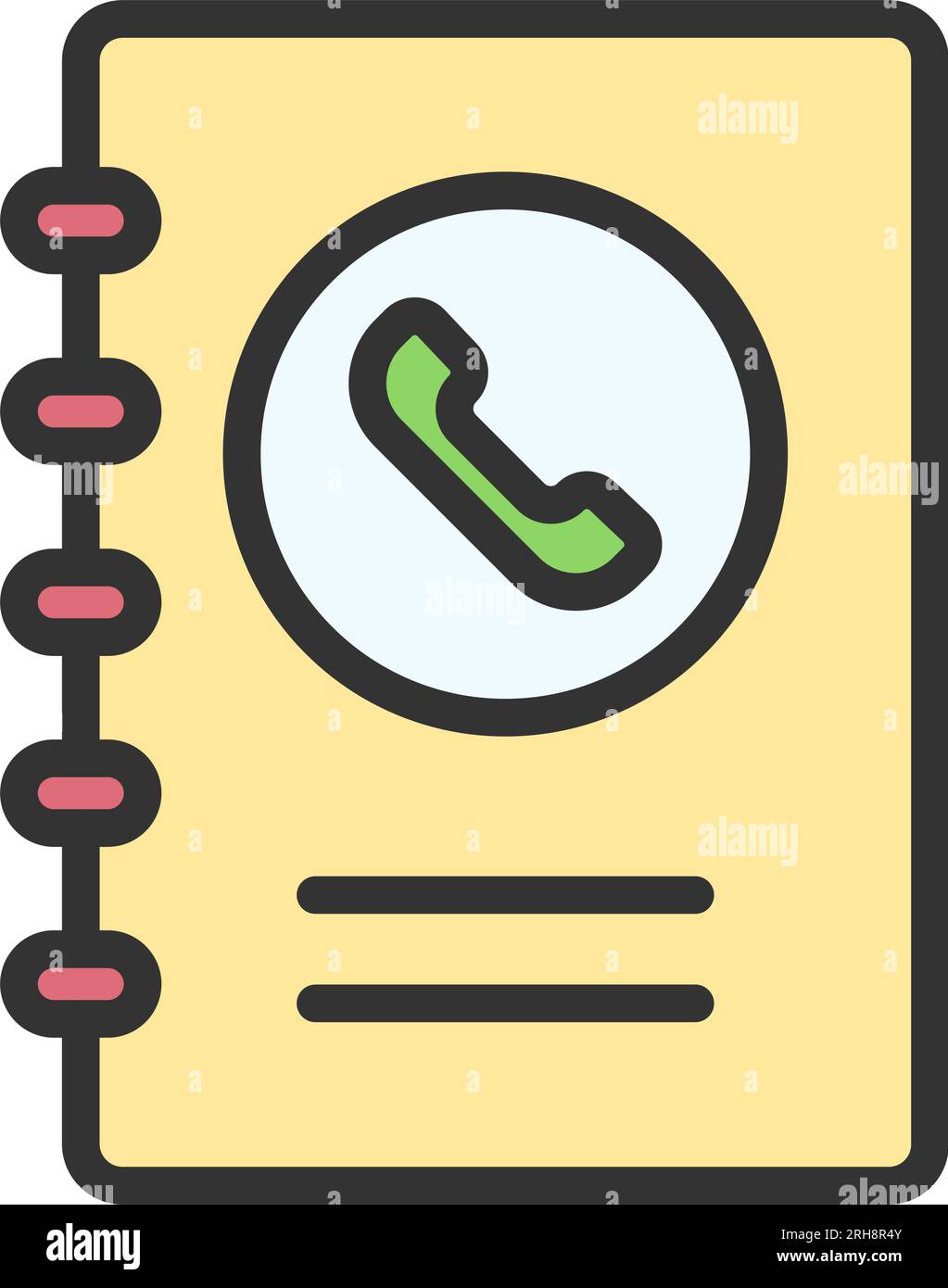 Contact book icon image Stock Vector Images Alamy