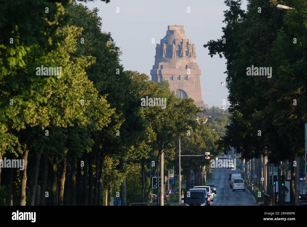 Leipzig, Germany. 15th Aug, 2023. The Monument to the Battle of the