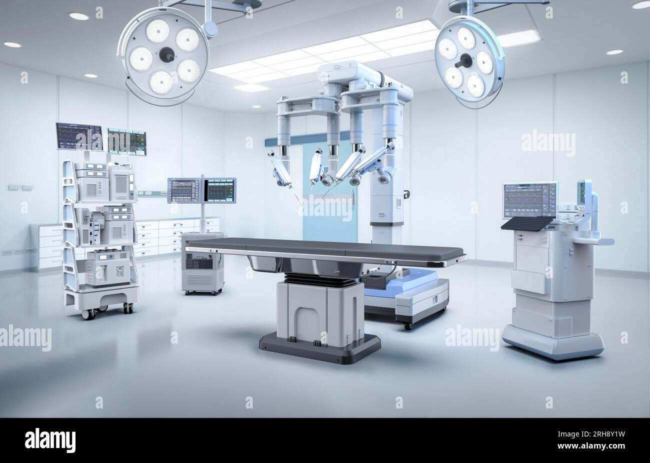 Medical technology with 3d rendering robotic assisted surgery in ...