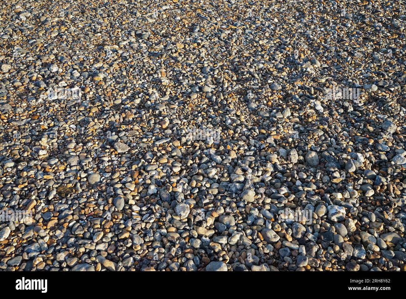 Natural sea stone pebble and texture sand Stock Photo