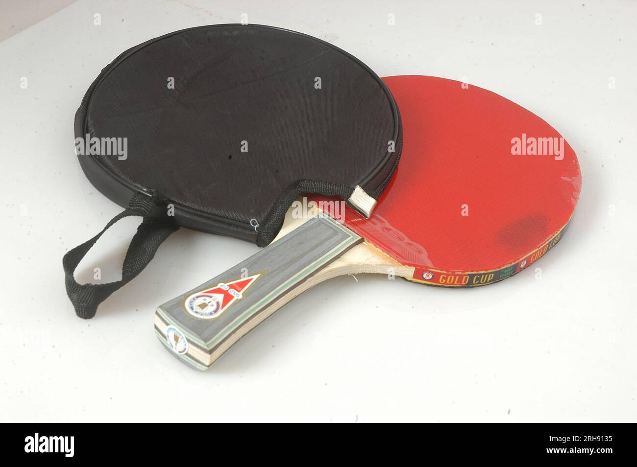 Ball And Racket Instrument Tennis Racket and Ball in court Stock Photo - Alamy