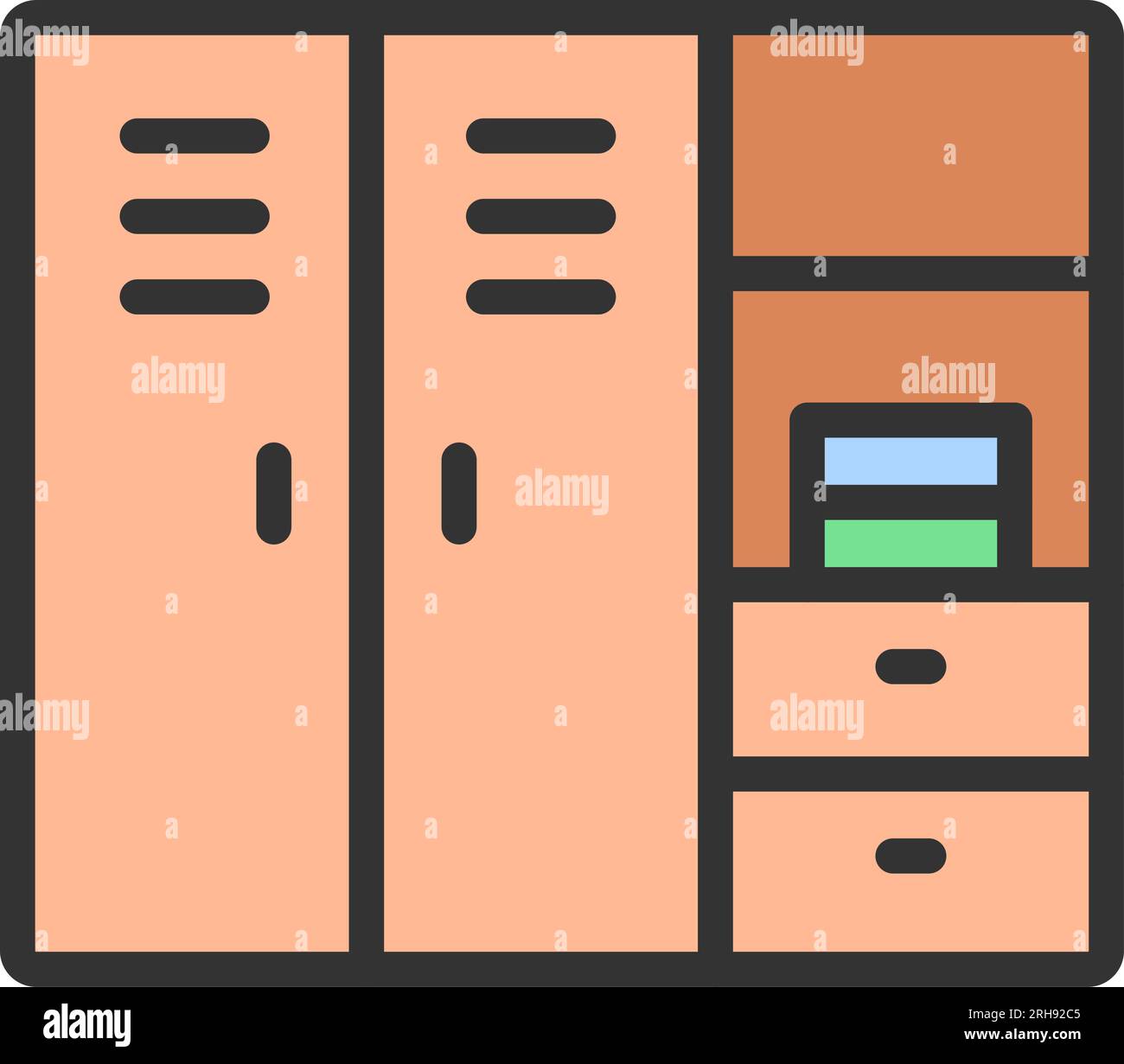 Wardrobe Icon Image Stock Vector Image & Art - Alamy
