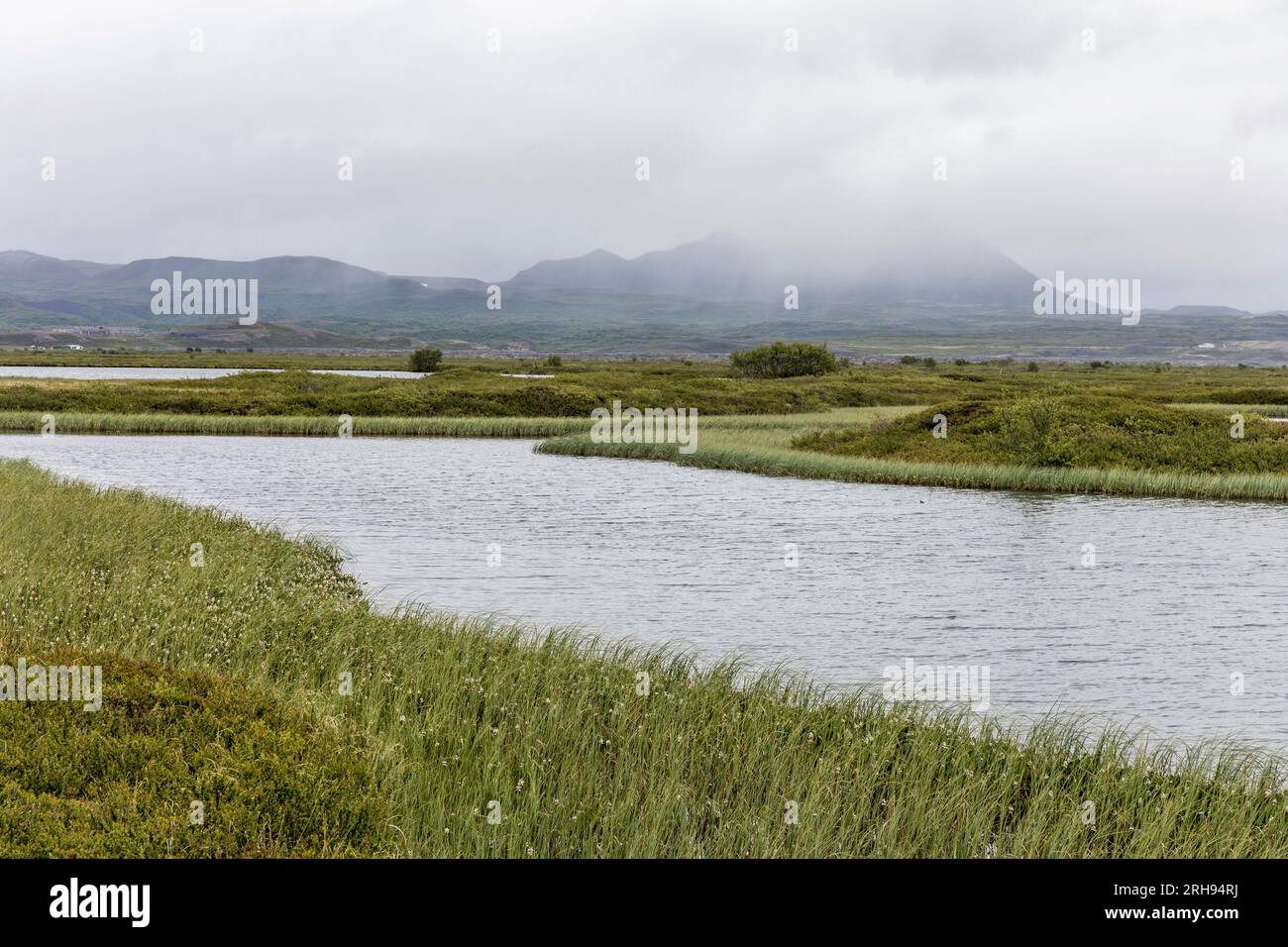 Myvatn; Summer; Iceland Stock Photo
