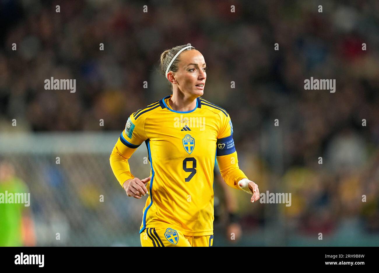 USA. 15th Aug, 2023. August 15 2023: Kosovare Asllani (Sweden) looks on  during a game, at, . Kim Price/CSM/Sipa USA (Credit Image: © Kim Price/Cal  Sport Media/Sipa USA) Credit: Sipa US/Alamy Live