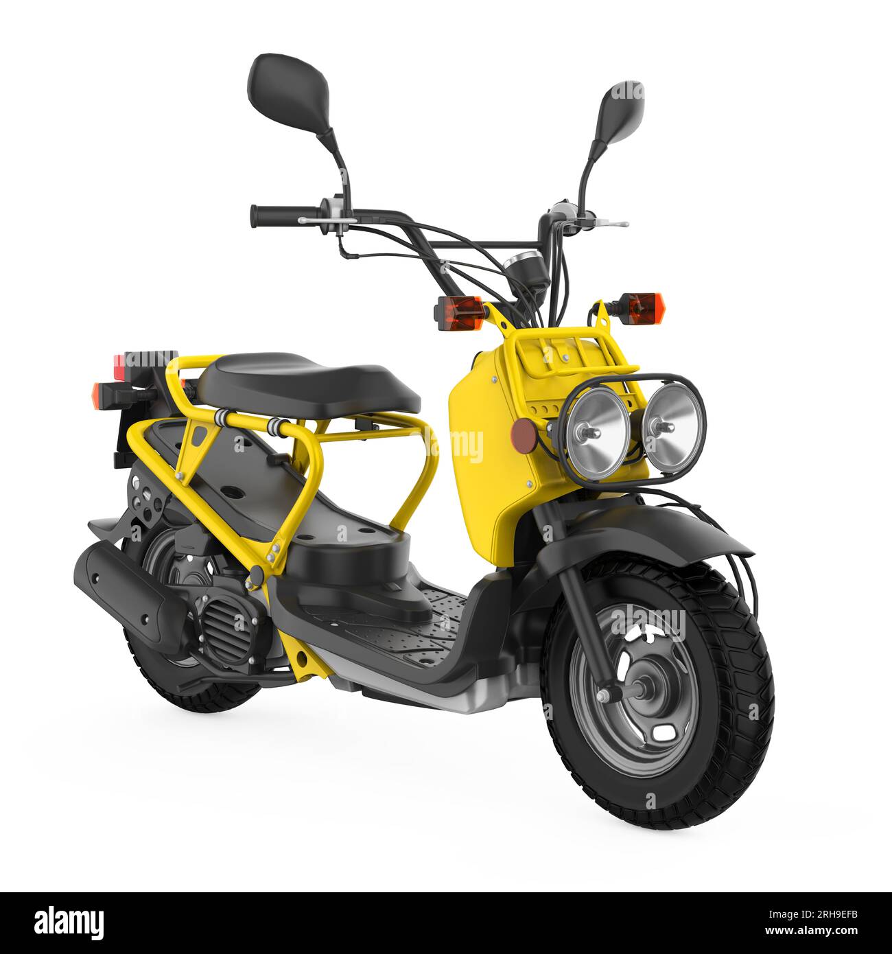 Scooter Motorcycle Isolated Stock Photo Alamy