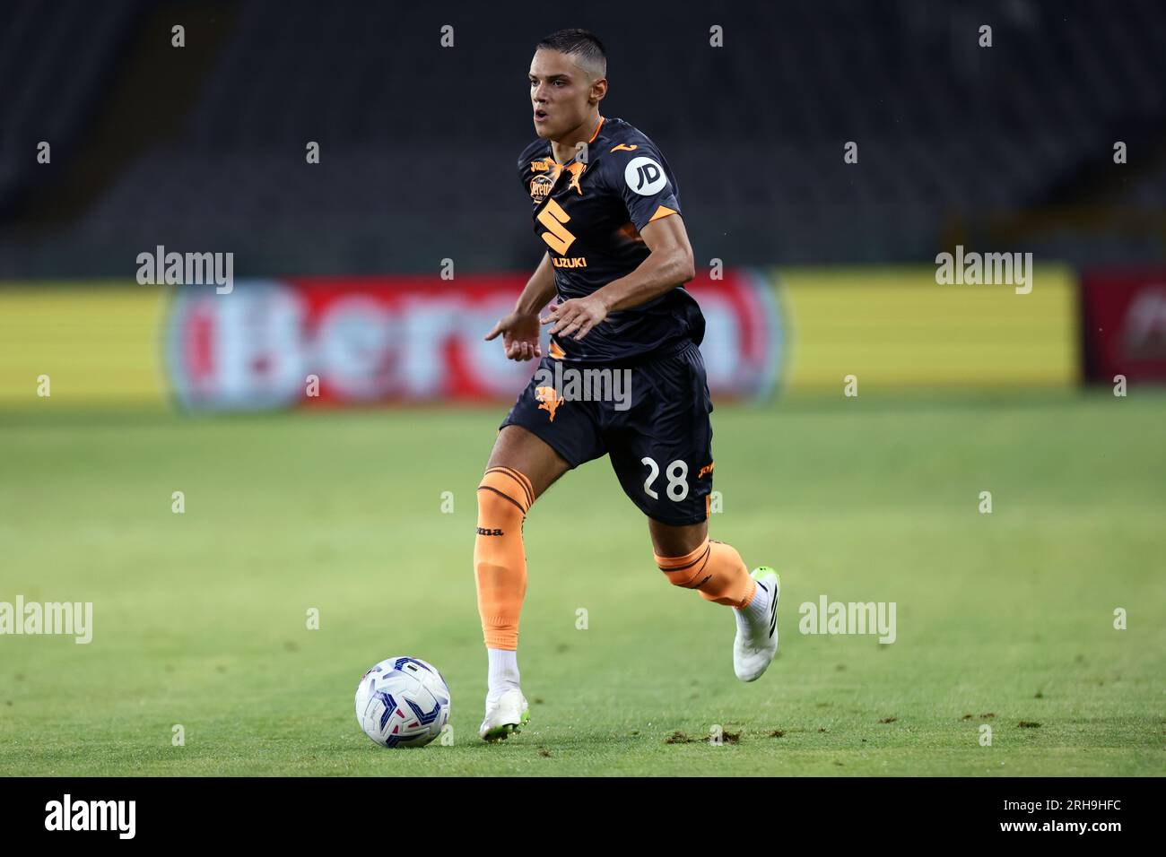 Torino, Italy. 24th Sep, 2023. September 24, 2023, Torino, Piemonte, Italy:  Olimpic Stadium Grande Torino, 24.09.23 Adrien Tameze (61 Torino FC) during  the Serie A match Torino FC v AS Roma at