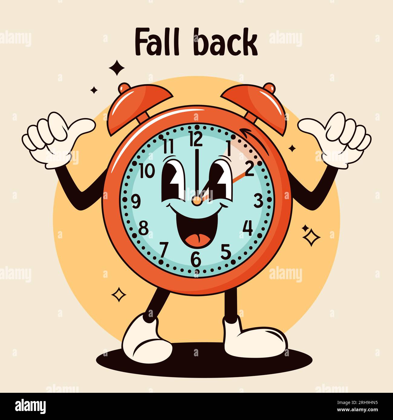 clock summer time change with sun and snowflake vector illustration EPS10  Stock Vector Image & Art - Alamy