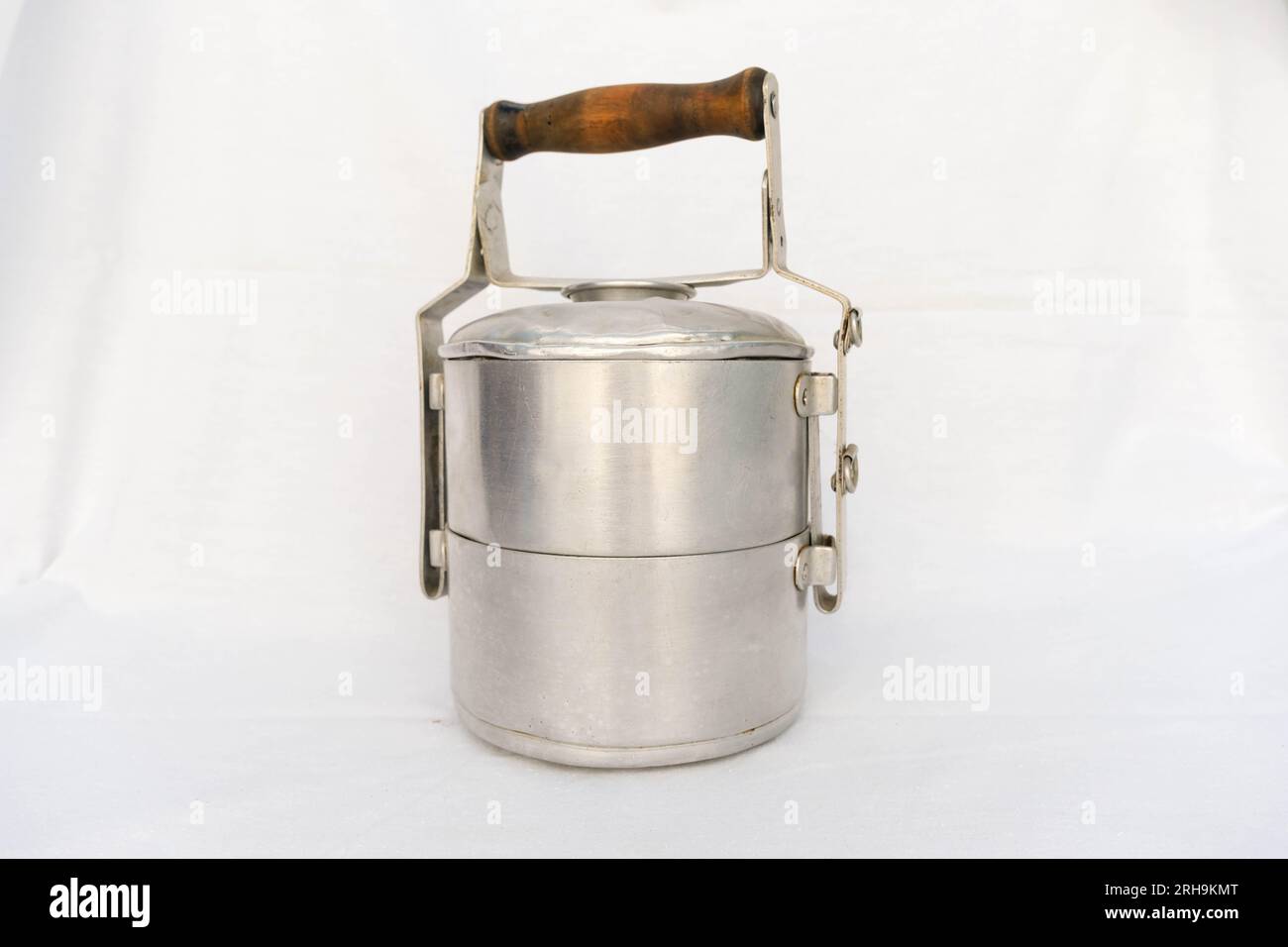 old milk canister Stock Photo