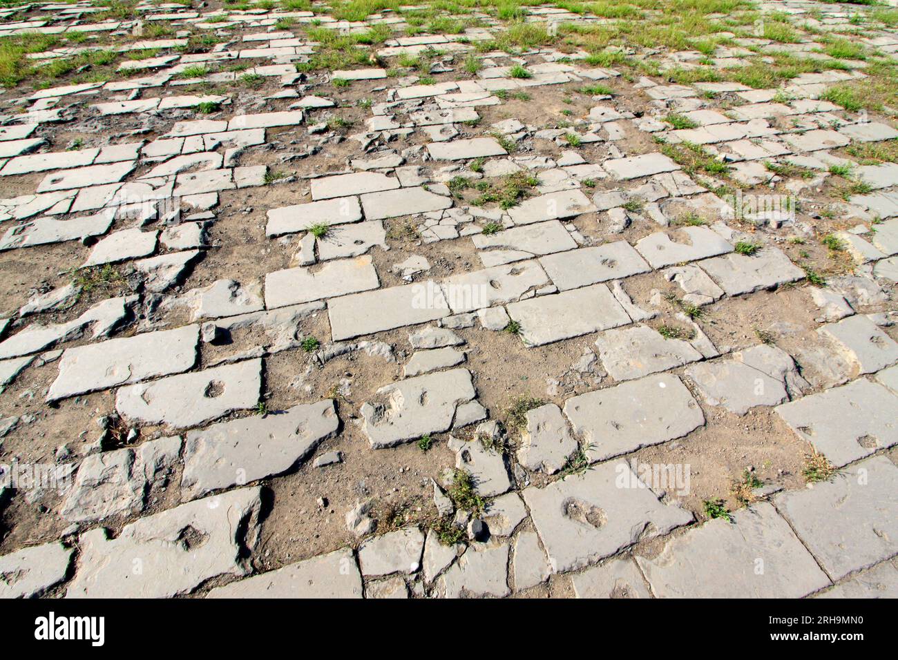 brick paved ground ancient chinese architecture Stock Photo - Alamy