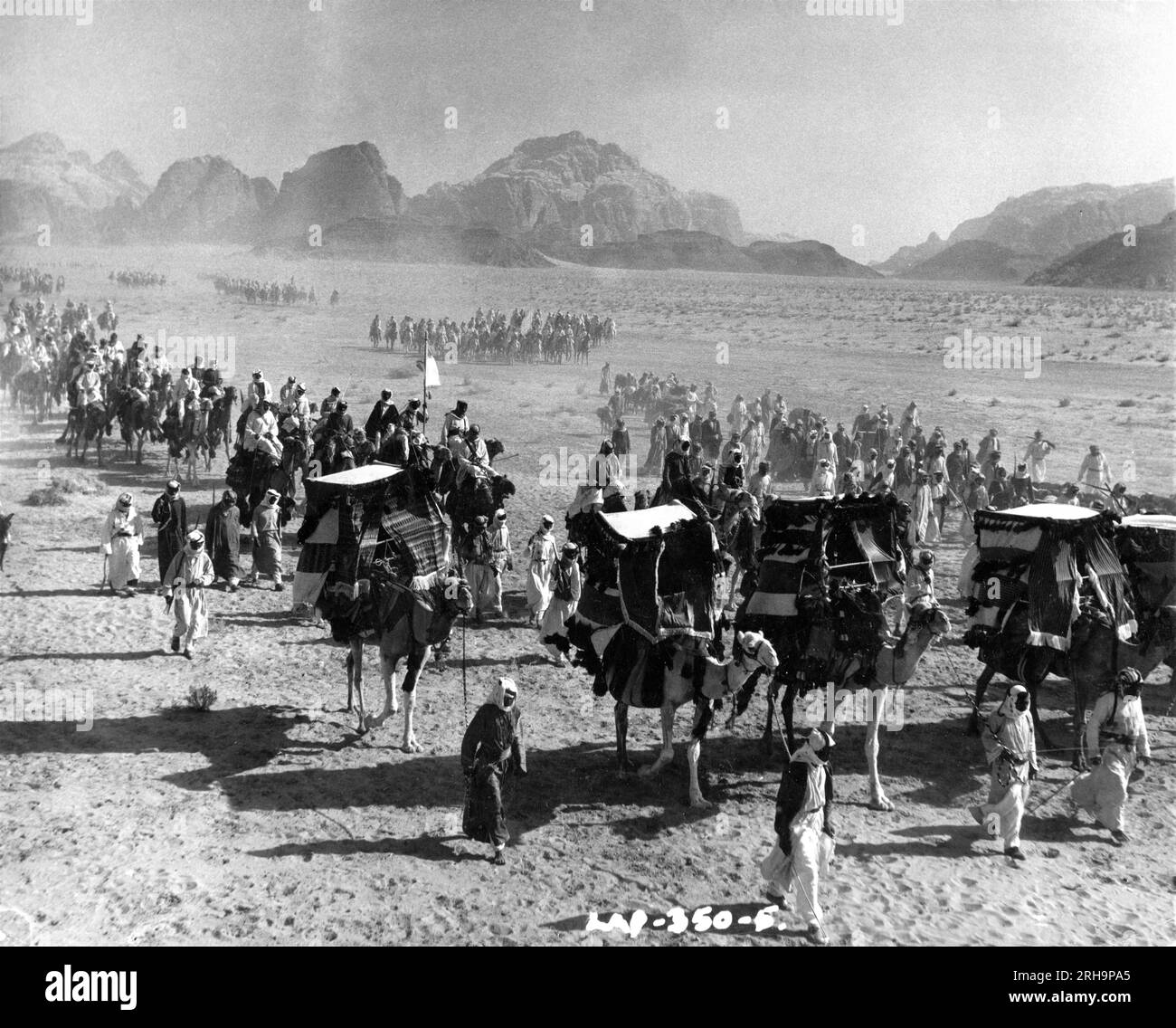 Marching column of Arab Warriors in LAWRENCE OF ARABIA 1962 director ...