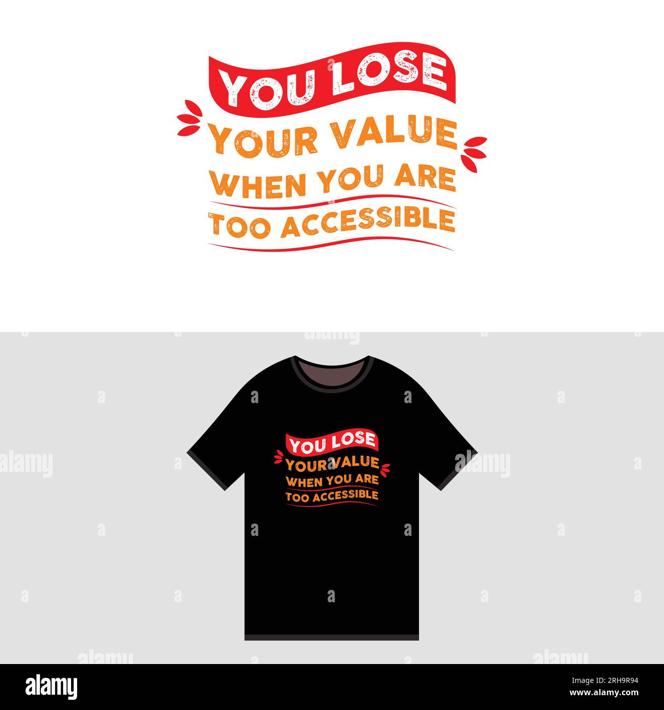 Motivational t shirt design vintage typography and lettering design Stock Vector