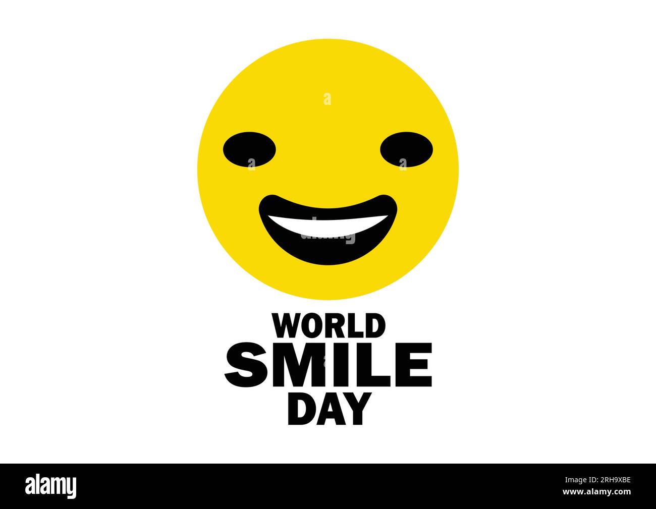 World Smile Day Vector Illustration. Suitable for greeting card, poster and banner Stock Vector